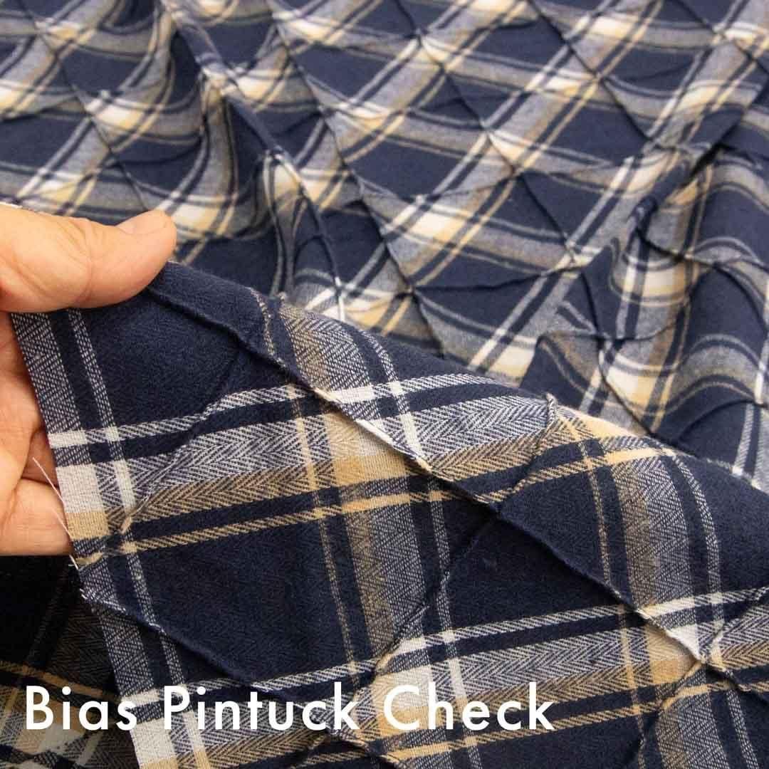 Bias Pintuck CheckåХԥ󥿥åå130cmҡ25224-2 ͥӡ