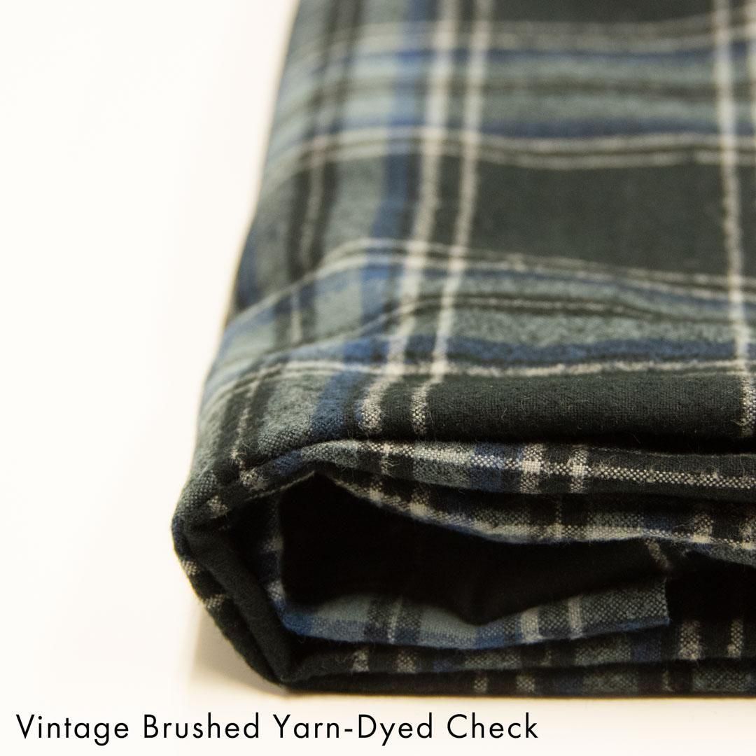 ӥơåVintage Brushed Yarn-Dyed Check25220-1 ֥å