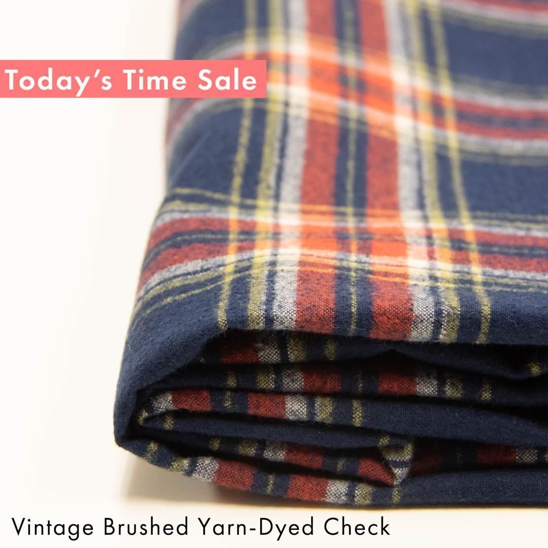 <img class='new_mark_img1' src='https://img.shop-pro.jp/img/new/icons20.gif' style='border:none;display:inline;margin:0px;padding:0px;width:auto;' />[ Today's Time Sale ]ӥơåVintage Brushed Yarn-Dyed Check25220-2 ͥӡ