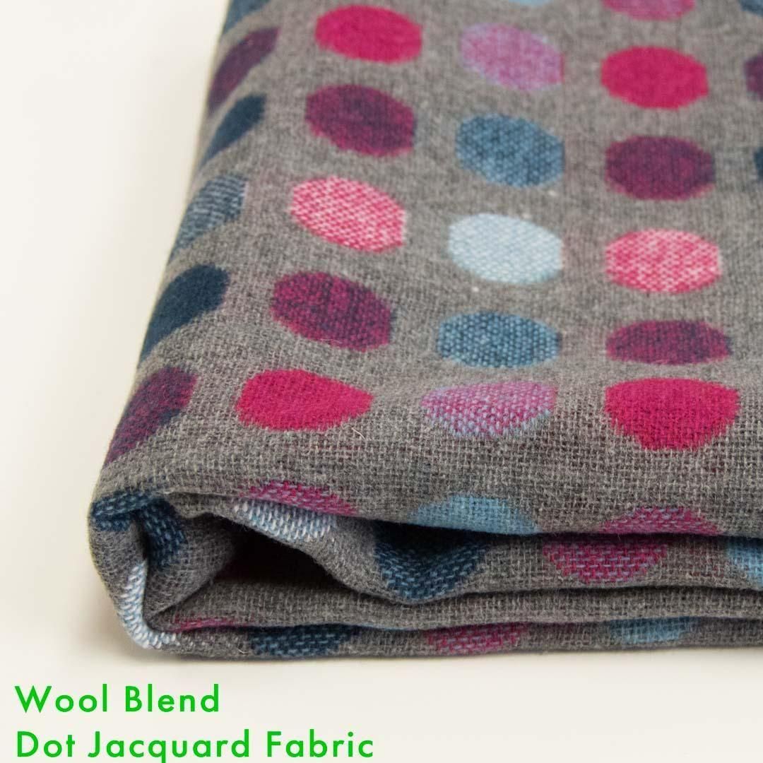 <img class='new_mark_img1' src='https://img.shop-pro.jp/img/new/icons59.gif' style='border:none;display:inline;margin:0px;padding:0px;width:auto;' />֥ɥɥåȥ㥬ɡWool Blend Dot Jacquard Fabric72cmҡ25247-3 졼ܥɡ