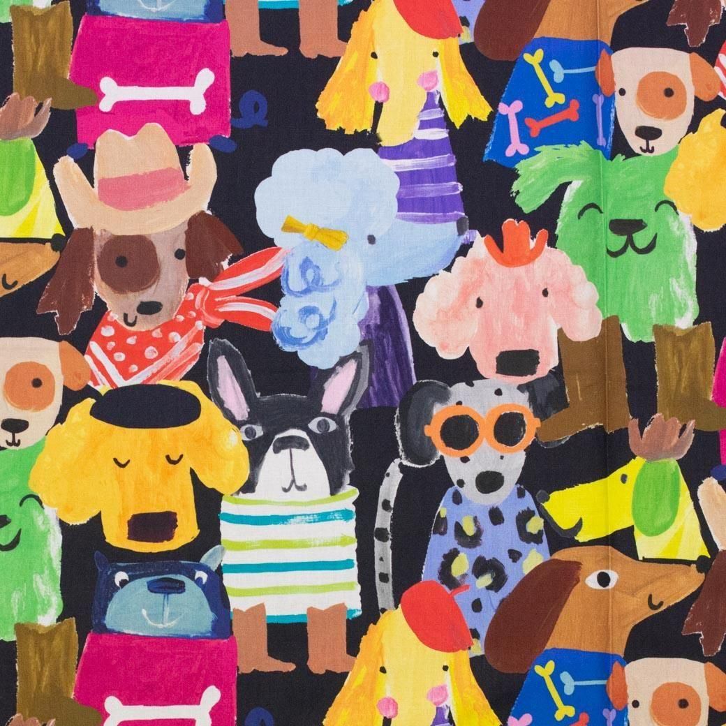 【ハギレ】【長さ   130 cm】 dogs<img class='new_mark_img2' src='https://img.shop-pro.jp/img/new/icons20.gif' style='border:none;display:inline;margin:0px;padding:0px;width:auto;' />