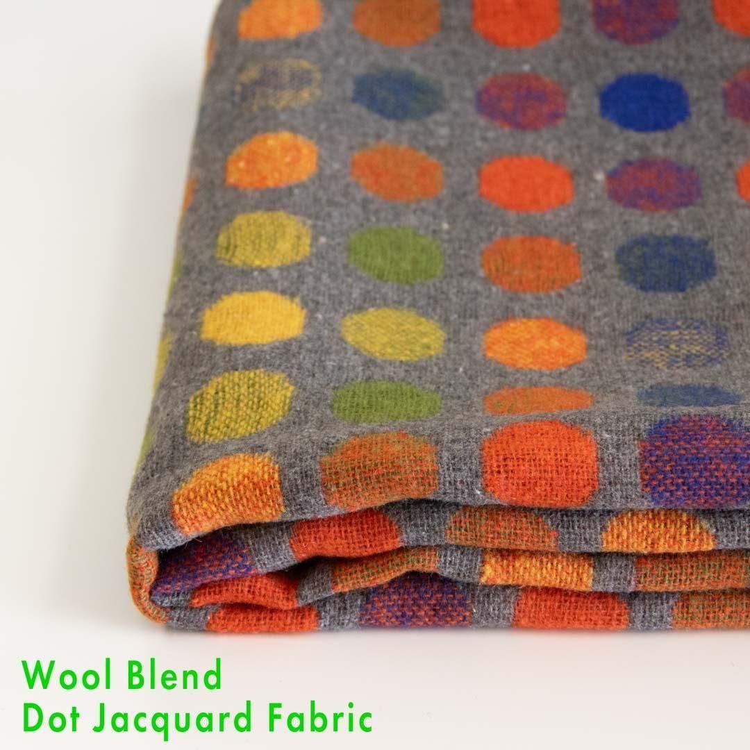 <img class='new_mark_img1' src='https://img.shop-pro.jp/img/new/icons5.gif' style='border:none;display:inline;margin:0px;padding:0px;width:auto;' />֥ɥɥåȥ㥬ɡWool Blend Dot Jacquard Fabric72cmҡ25247-4 졼