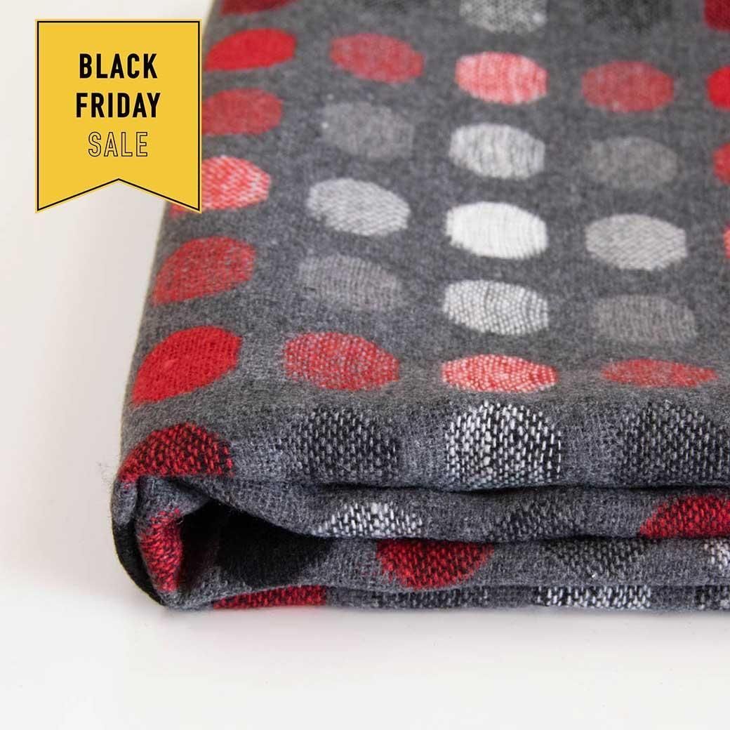 <img class='new_mark_img1' src='https://img.shop-pro.jp/img/new/icons20.gif' style='border:none;display:inline;margin:0px;padding:0px;width:auto;' />[ BLACK FRIDAY SALE ]֥ɥɥåȥ㥬ɡWool Blend Dot Jacquard Fabric72cmҡ25247-5 졼å