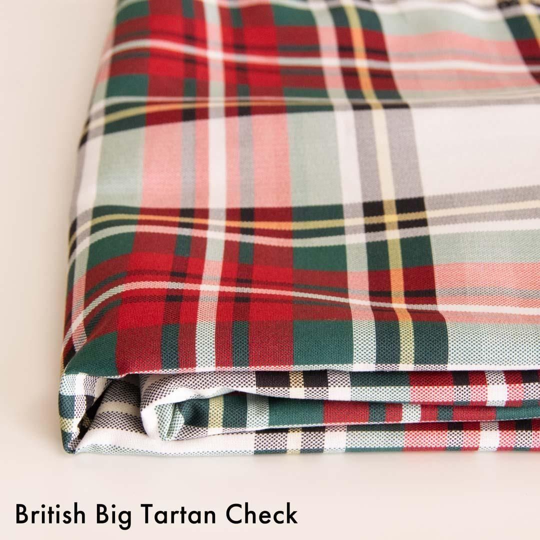 British Big Tartan Checkå֥ƥåӥåå ååȥ󥷡󥰡25261-1 ۥ磻ȥå