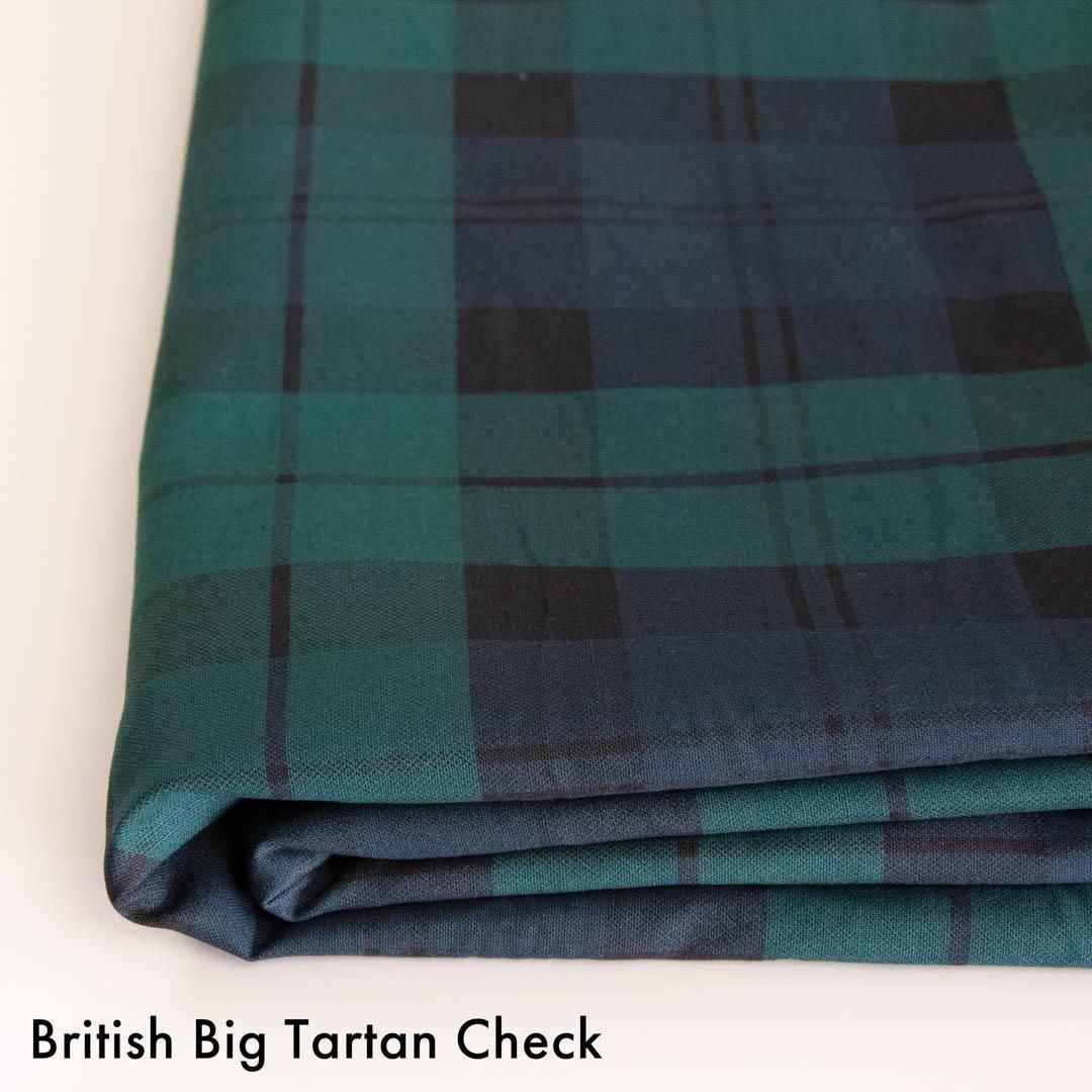 British Big Tartan Checkå֥ƥåӥåå ååȥ󥷡󥰡25261-2 ֥åå