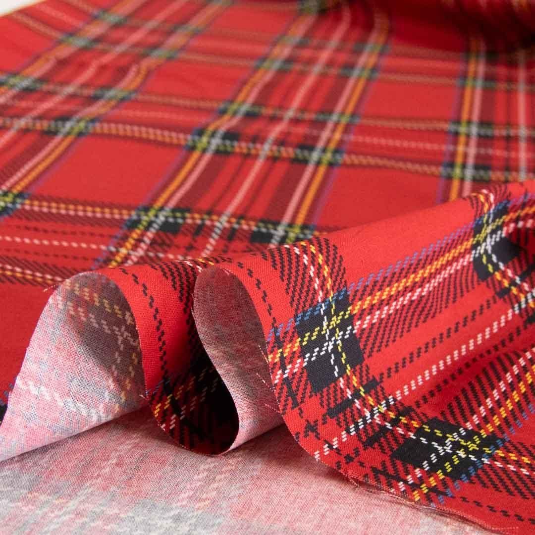 ブリティッシュビッグタータンチェック | コットン生地 - 【キジキジ