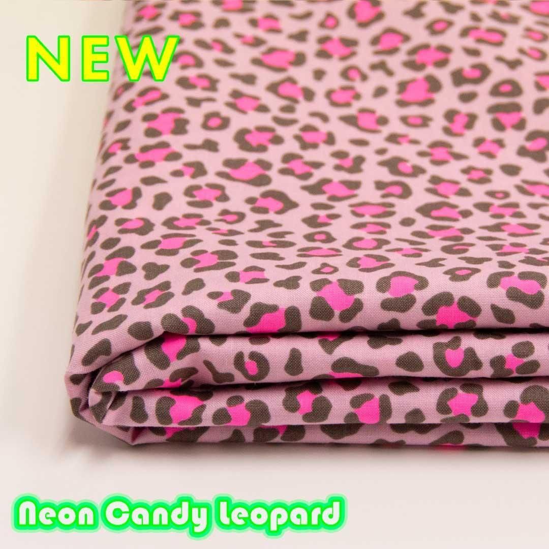Neon Candy Leopard | ネオンキャンディーレオパード - 【キジキジ】布