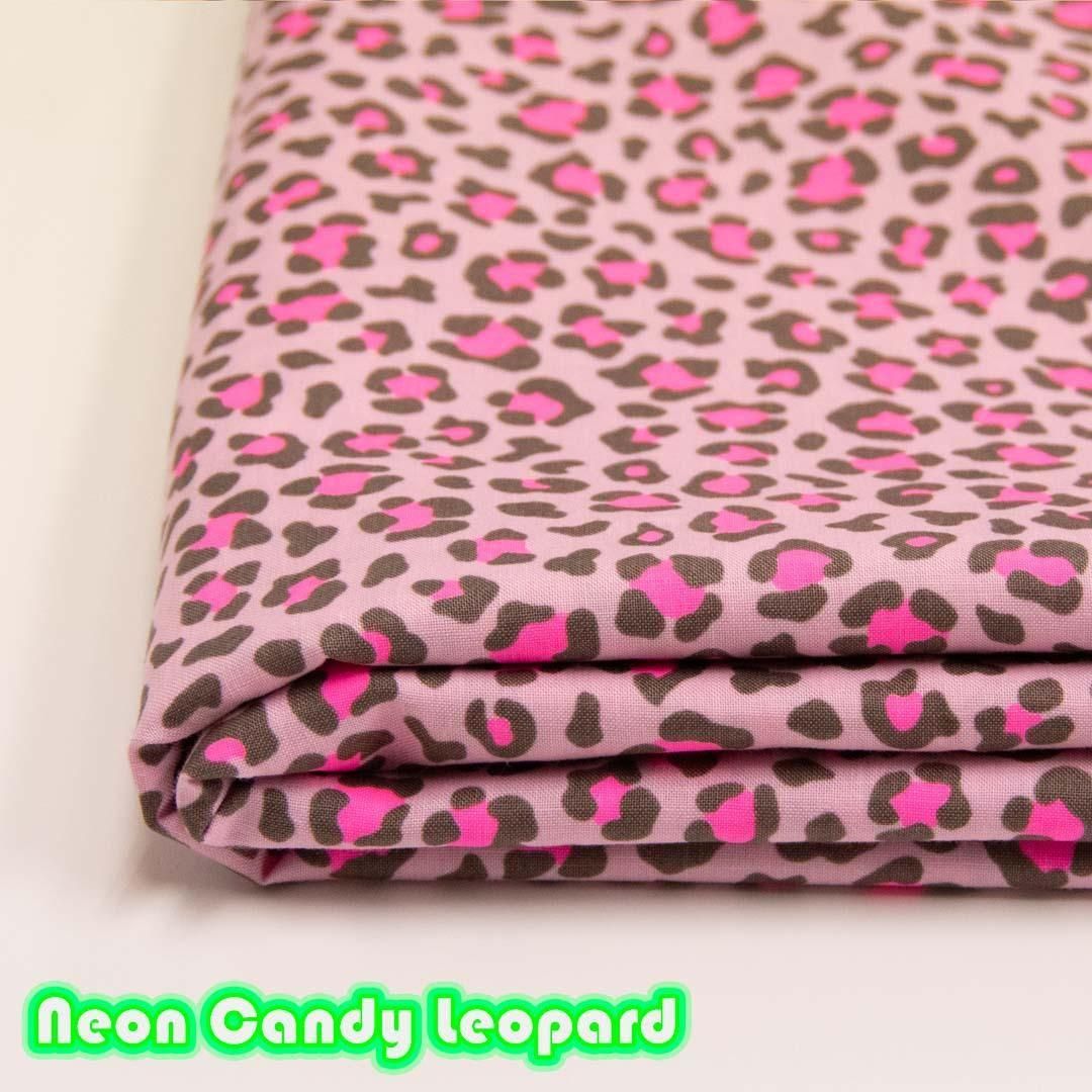 Neon Candy Leopard | ネオンキャンディーレオパード - 【キジキジ】布