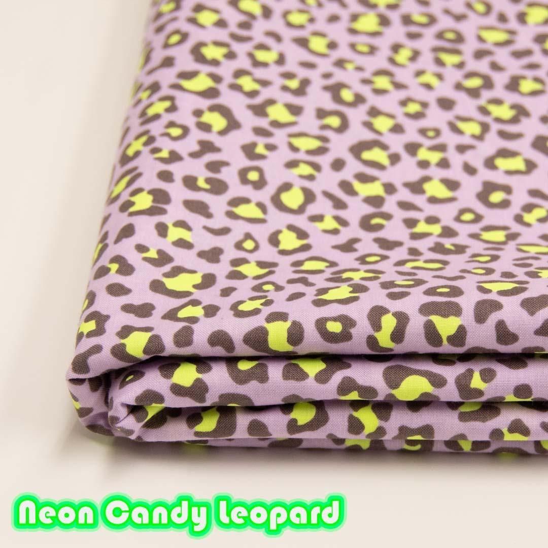 Neon Candy Leopard | ネオンキャンディーレオパード - 【キジキジ】布