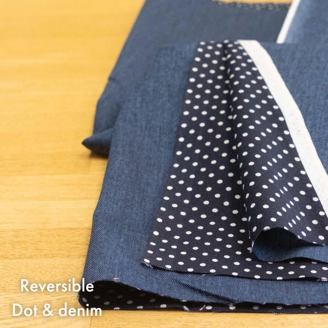 ڥϥۡĹ 175 Reversible Denim & Dot åС֥ǥ˥ɥåȡåĥϡ<img class='new_mark_img2' src='https://img.shop-pro.jp/img/new/icons20.gif' style='border:none;display:inline;margin:0px;padding:0px;width:auto;' />