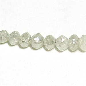 《宝石質》ライトグレー ダイヤモンド(AAA) 平均1.5-2X1-1.5mm 天然ダイヤ 【1個】