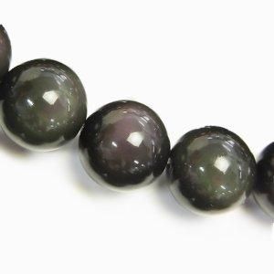 30%割引》レインボーオブシディアン12mm|咲耶開運堂