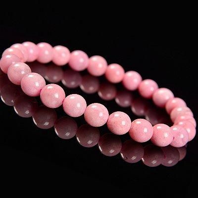 カナダ産ロードナイトシリカブレスレット約8ミリy2517 No.55 ロードナイトシリカブレスレット | 霤 AMADARE