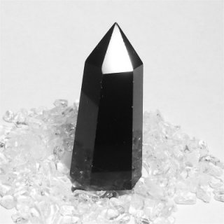 モリオン（黒水晶）六角ポイント 《チベット産》