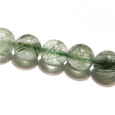 ☆特選一連☆多感な時期の子供たちに♡【グリーンルチル6mmラウンド連