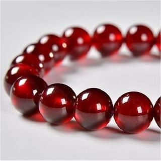 ☆高級品質！福運招財宝珠③！極美！スター ガーネット ブレス