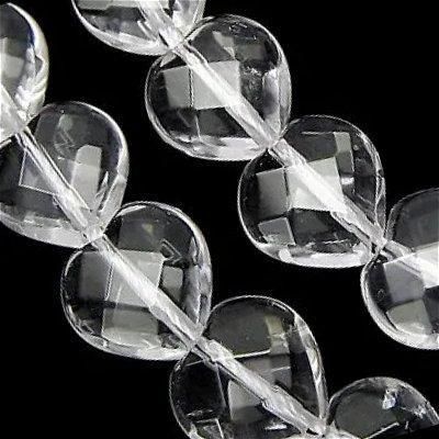 天然水晶｜ハートカット - 天然石ビーズの粒売り｜咲耶開運堂