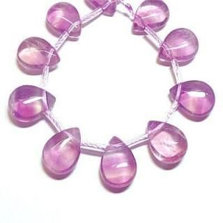 <img class='new_mark_img1' src='https://img.shop-pro.jp/img/new/icons5.gif' style='border:none;display:inline;margin:0px;padding:0px;width:auto;' />パープルフローライト(AAA-)ペアシェイプ12X9mm プレーン【1個】 《未熟な部分を成長させる石》