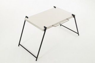 平板天板テーブル MID【アルミヘアライン】