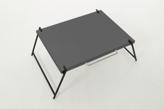 平板天板テーブル LOW【マットブラック】