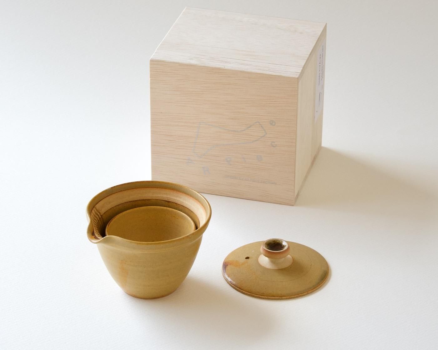 アールピース 新茶器 急須一人セット KYU-SU HITORI SET木箱付 アールピース 新茶器 急須一人セット KYU-SU HITORI SET木箱付