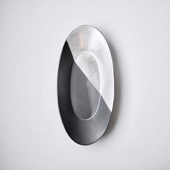 3RD CERAMICS_カレー皿（黒泥/銀彩_NODE別注） - NODE