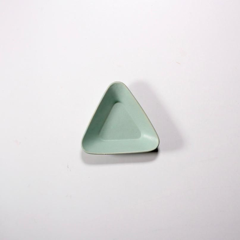 3RD CERAMICS_おつまみ皿（ターコイズ：T型） - NODE