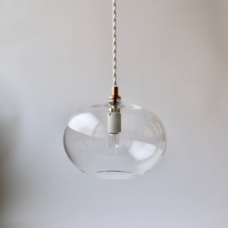 qualia-glass works_Pendant Light E17 Globe Clear