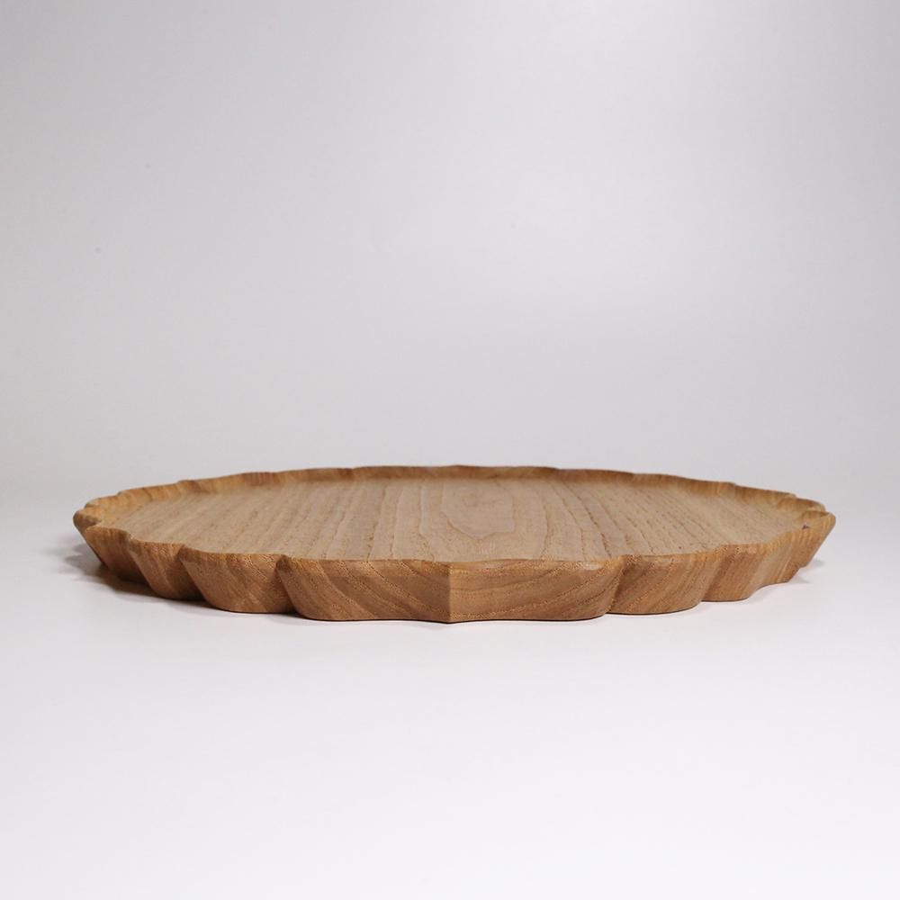 フナハシトモハル _ 稜花盆 （ 栗 Φ300 ） - NODE