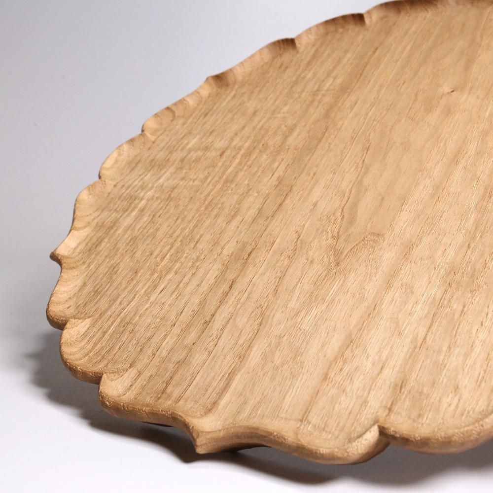 フナハシトモハル _ 稜花盆 （ 栗 Φ300 ） - NODE