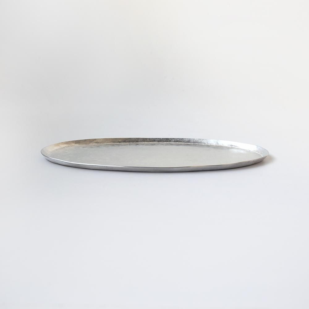三輪 周太郎 _ アルミ製楕円皿 275mm×185mm - NODE