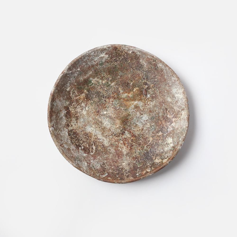 故金あかり　器　平皿 故金あかり器平皿