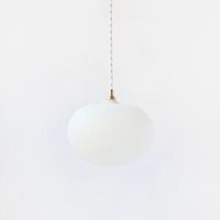 qualia-glass works_Pendant Light E17 Globe Cream