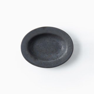 ONE KILN CERAMICS _ Pebble Collaboration Oval Plate M