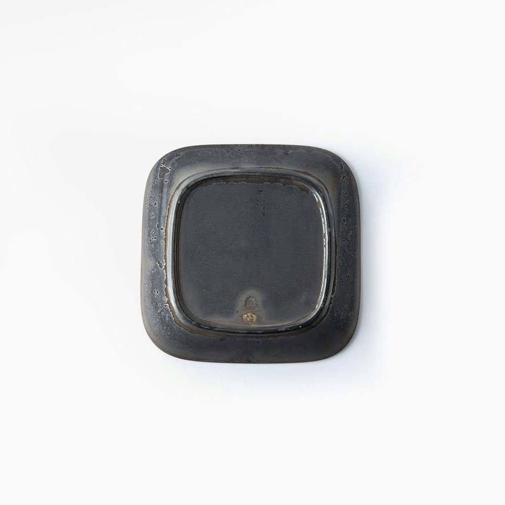 ONE KILN CERAMICS _ Pebble Collaboration Square Plate - NODE