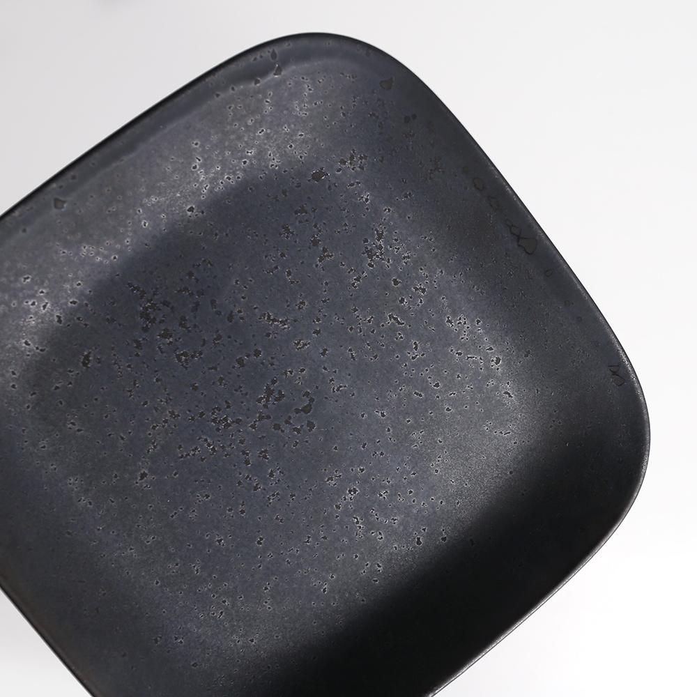 ONE KILN CERAMICS _ Pebble Collaboration Square Plate - NODE