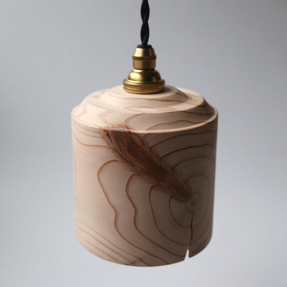 酒井 航（DOUBLE＝DOUBLE FURNITURE）_ ランプシェードC （杉） - NODE