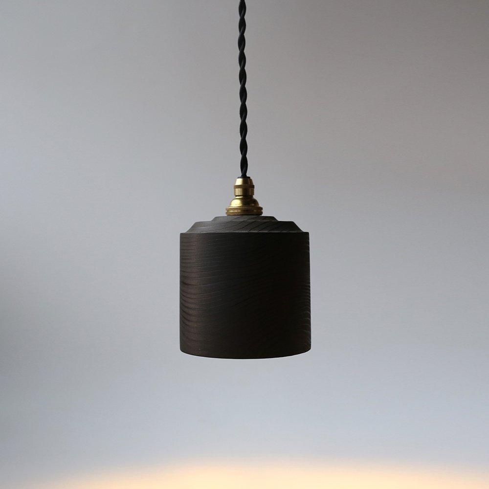 酒井 航（DOUBLE＝DOUBLE FURNITURE）_ ランプシェードD （杉・染め