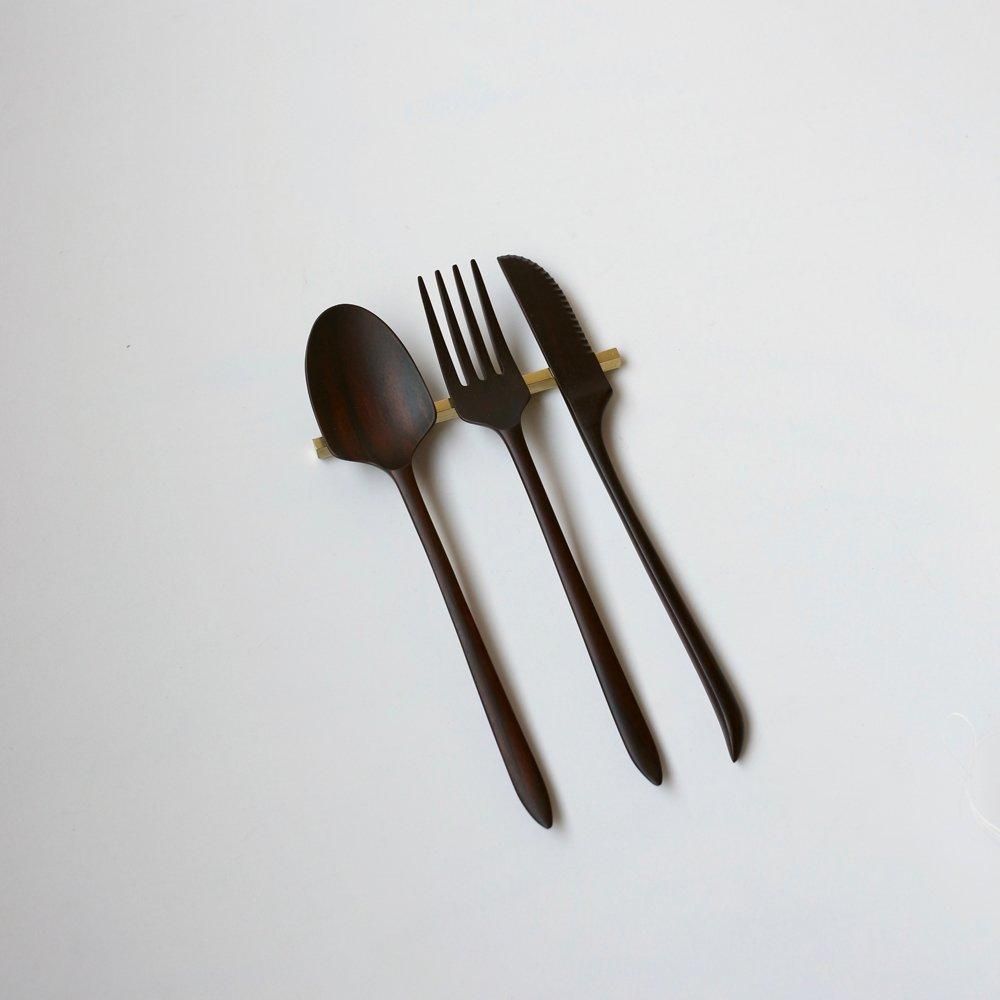 +C _ Hexagonal cutlery rest(Brass) - NODE +C _ Hexagonal cutlery rest(Brass) - NODE