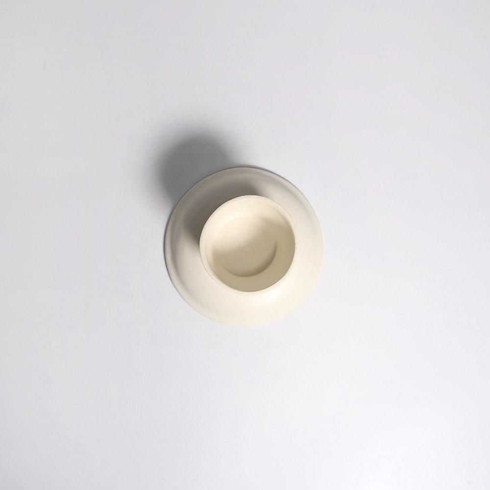 yoshida pottery _ 高杯皿（恋人white） - NODE