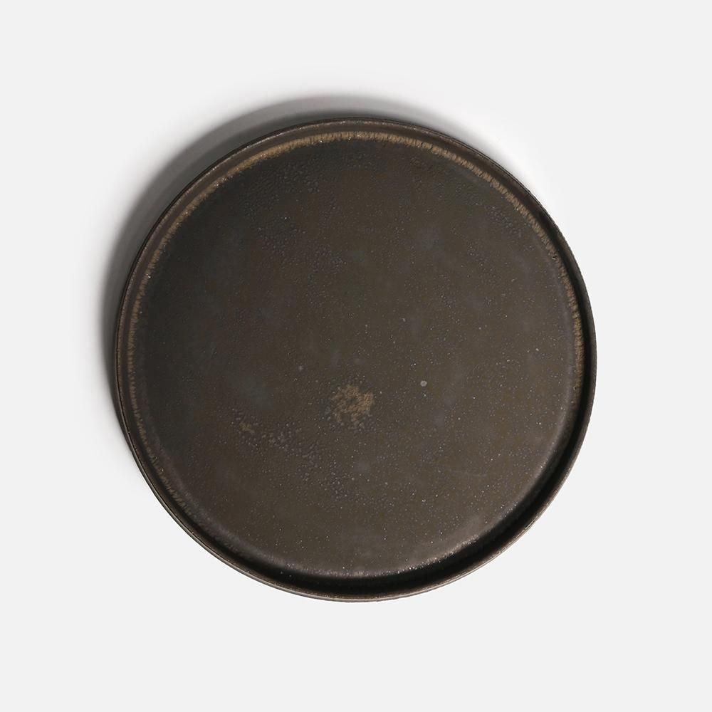 船串篤司 リム皿 白 24cm 2枚セット 船串篤司 plate 24 貫入のうつわ – 雨晴/AMAHARE