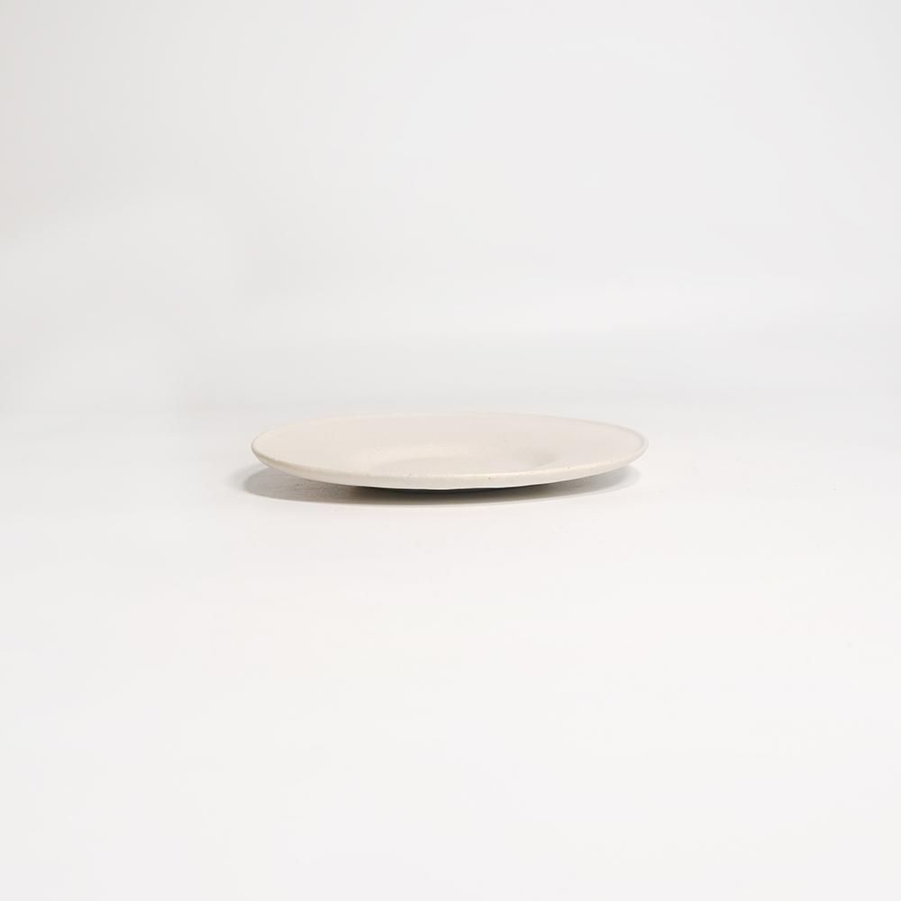 船串 篤司 _ リム皿 15（白） - NODE