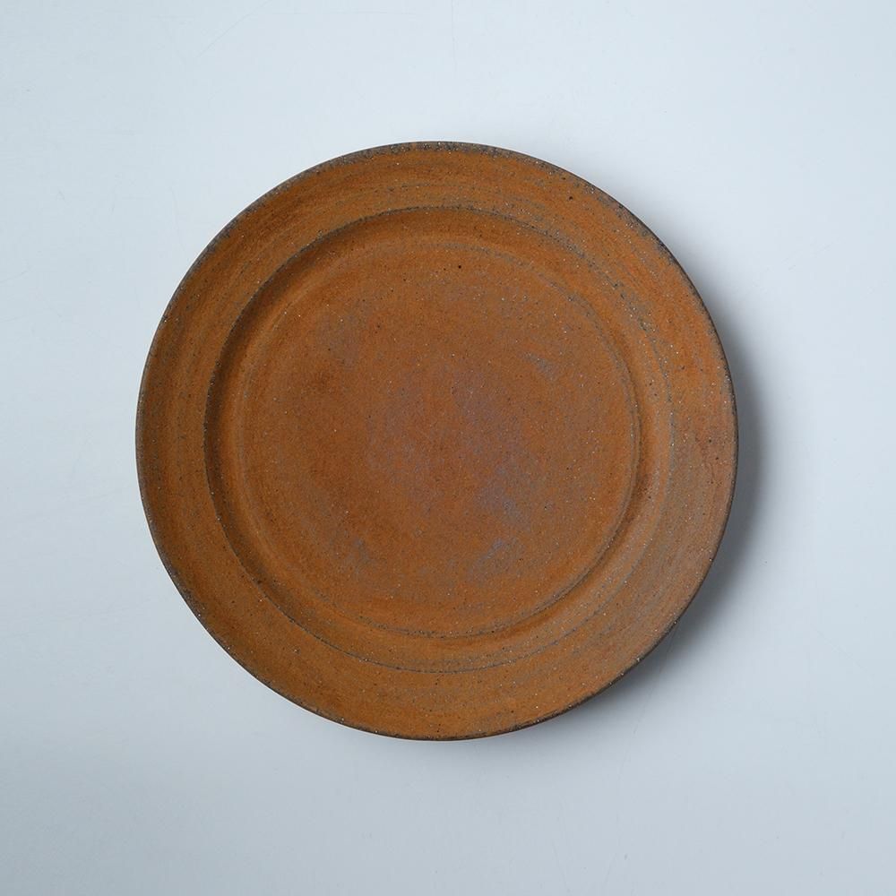 二階堂明弘　焼き締め　リム鉢 二階堂 明弘 _ 焼締め リム鉢（赤） - NODE