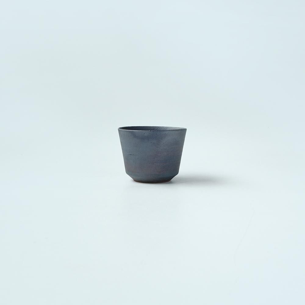 二階堂明弘　花器 二階堂 明弘 _ 焼締め ドラ鉢（赤） - NODE