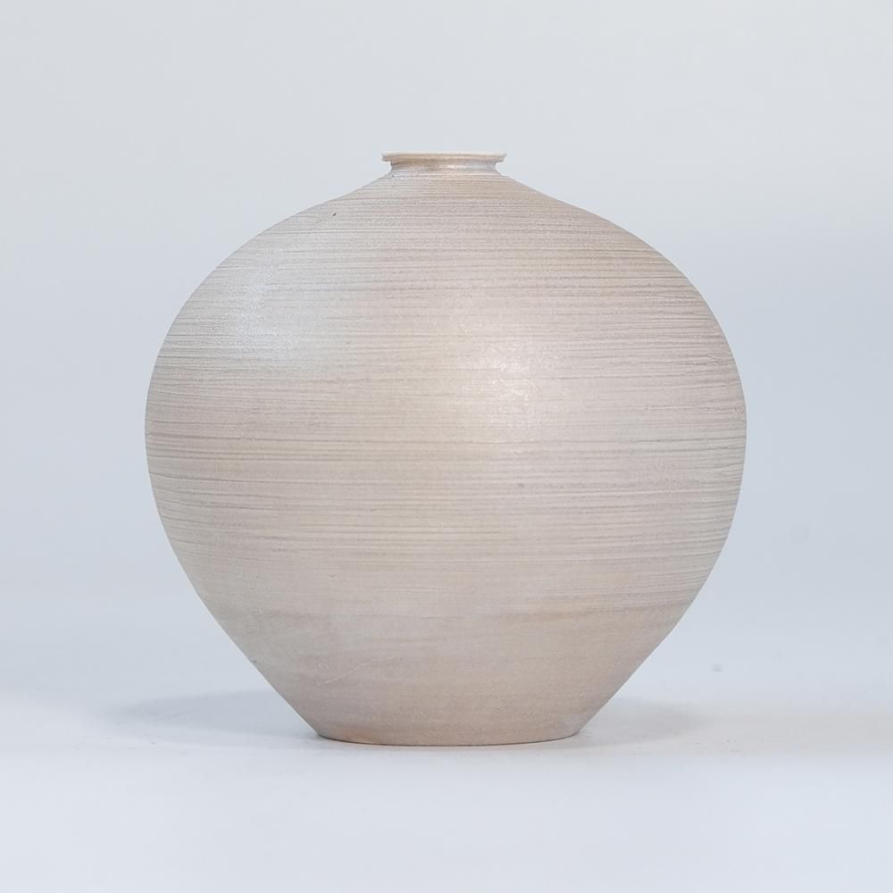 松岡 瑞起 _ 花器 玉 小（銀彩） - NODE