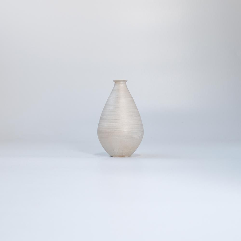 松岡 瑞起 _ 花器 卵（銀彩） - NODE