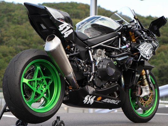 Ninja H2/H2R ドライカーボンウイングレット/サイド - Garage414 ONLINE SHOP