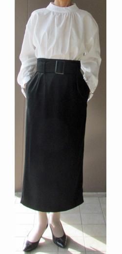 ハイウエストタイトスカート Ajsk 0052 洋服の型紙と生地販売店 telitea ハイウエストタイトスカート Ajsk 0052 洋服の型紙と生地販売店 telitea