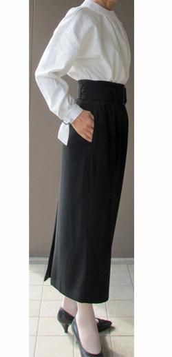 ハイウエストタイトスカート Ajsk 0052 洋服の型紙と生地販売店 telitea ハイウエストタイトスカート Ajsk 0052 洋服の型紙と生地販売店 telitea