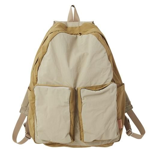   Satin Nylon Flap Backpack ★送料・関税込★ Salad Waist Down Nylon Backpack | Bauhaus HK